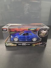 JADA 97173 FAST AND FURIOUS BRIAN'S 2002 NISSAN SKYLINE GT R R34 1:24 BLUE