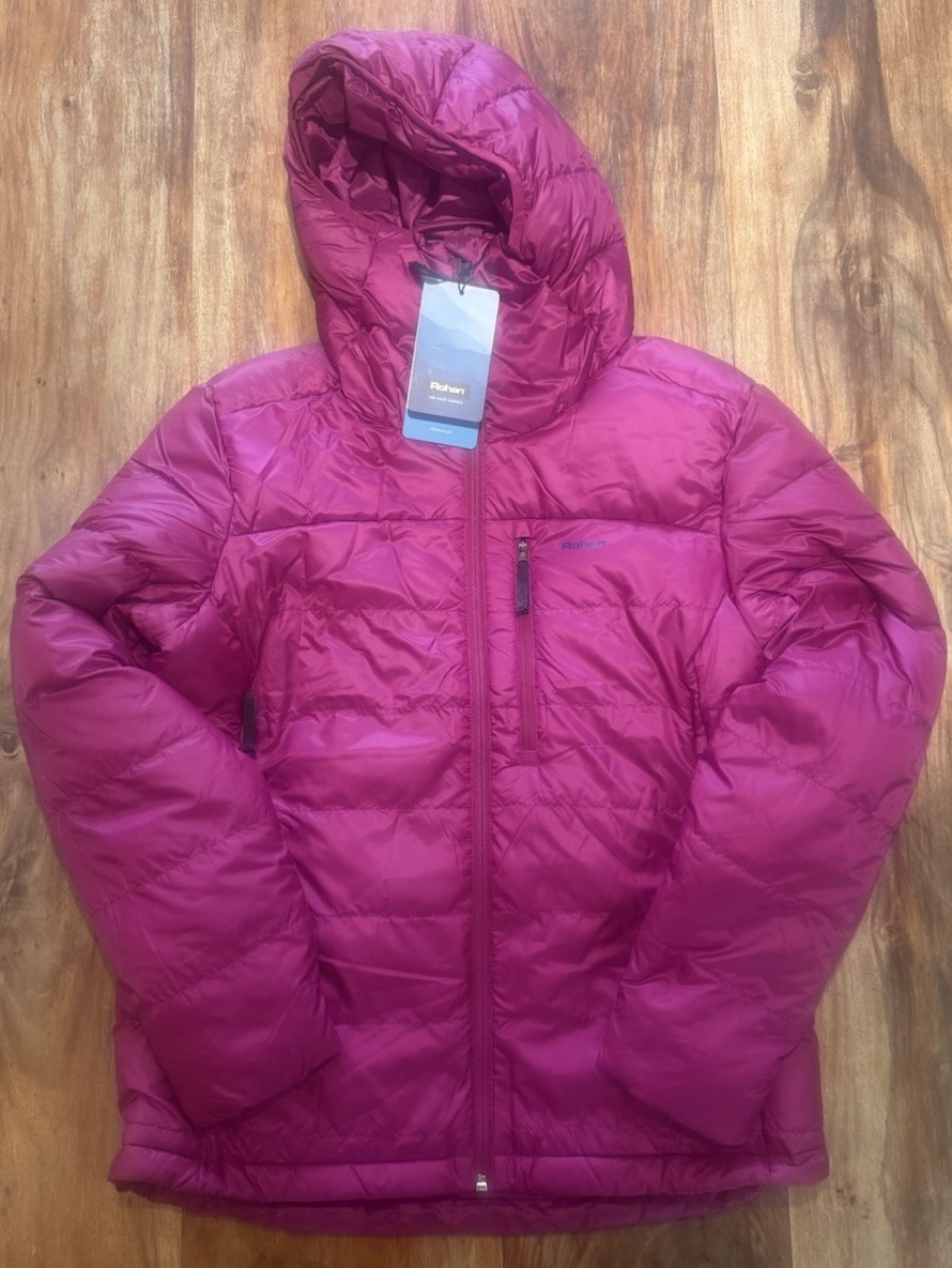 Rohan EOS Goose Down Women's Puffer Jacket In Raspberry Pink Size