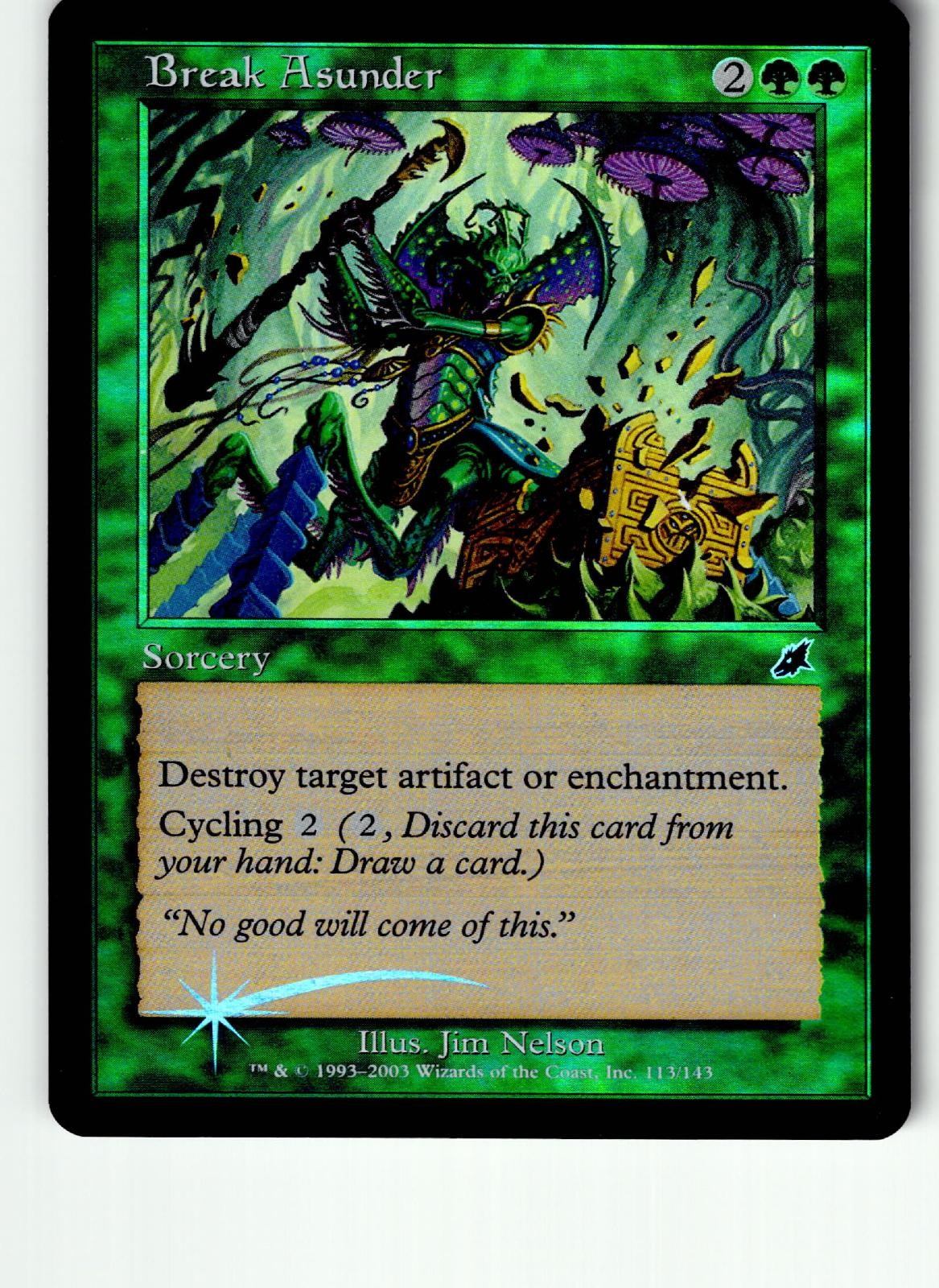 Break Asunder 113 Common Scourge Magic: The Gathering Foil Lightly Played