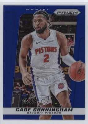 2024-25 Panini Prizm Deca Blue Prizm 139/149 Cade Cunningham #197 7ba