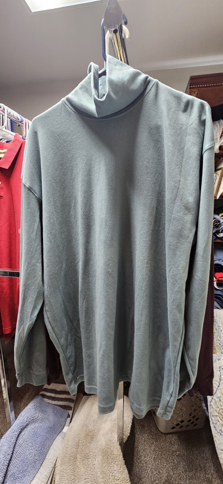 LL Bean Turtleneck Lot Of 3, Men's Size XXLT, Brown, Teal, Black, 5-day auction!