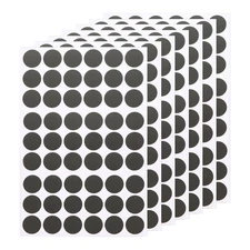 7 Sheets/378Pcs Self Adhesive Screw Hole Stickers, 2.1Cm/0.83" PVC Screw Hole Co