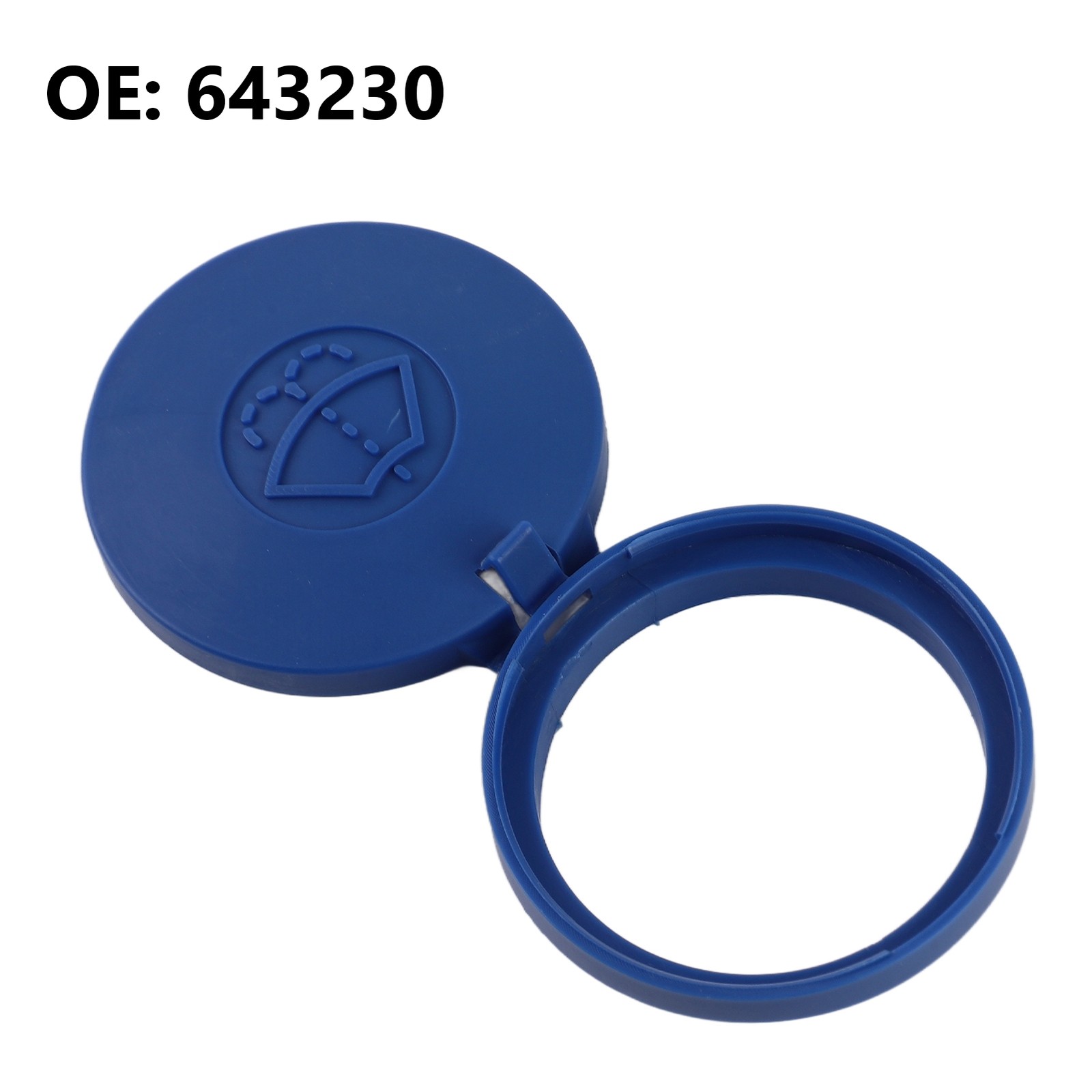 Windshield Washer Fluid Reservoir Cap Cover 643230 Replacement For C4 2004‑2015