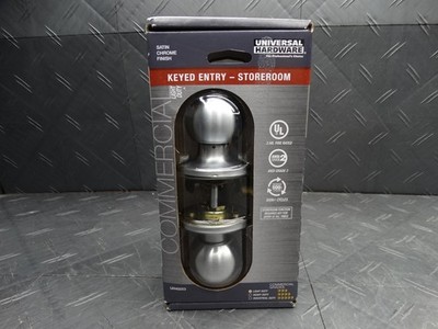 Universal Hardware Light Duty Commercial Storeroom Knob UL 3 Hr Fire ANSI Gr 2