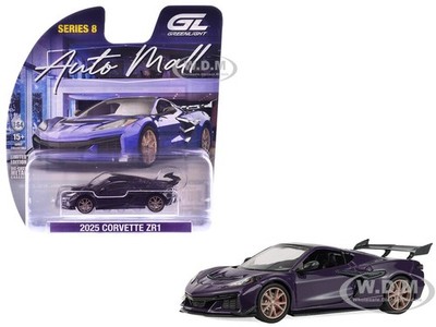 2025 CHEVROLET CORVETTE ZR1 HYSTERIA PURPLE 1/64 DIECAST BY GREENLIGHT 68080 F