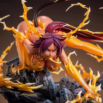 #ad #ad BLEACH:Thousand Year Blood War‌ Shihouin Yoruichi Figure Model Statue Toy 25 cm $60.35