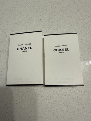BNW Chanel Paris and Venice Eau de Toilette Spray 1.5ml, Sample Size, Set of 2