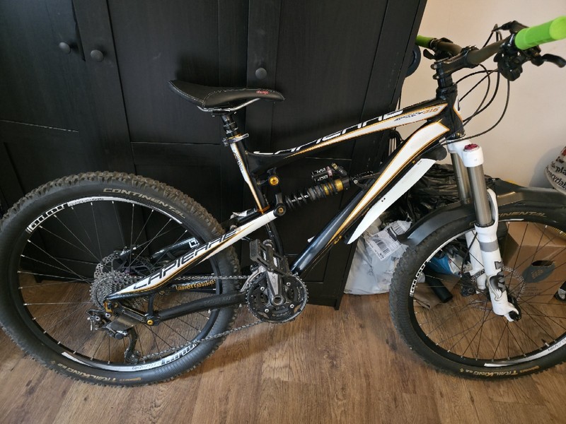 Lapierre Spicy 316 Full Suspension MTB 26in Hyd Disc Black/White/Orange