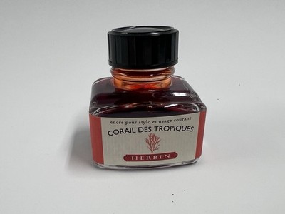 J. Herbin Fountain Pen Ink 30mL - Corail des Tropiques (Tropical Coral)  H130-59