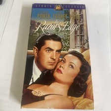 The Razors Edge (VHS, 1995, 20th Century Fox) Gene Tierney/Tyrone Power!