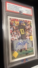 2023 Panini Chronicles Donruss Retro Justin Herbert Auto /49 PSA 10 Gem 💎