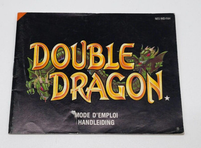 Double Dragon Nintendo NES Bedienungsanleitung FAH