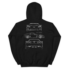 2007 C6 Z06 Hoodie: Custom Outline Art Gift