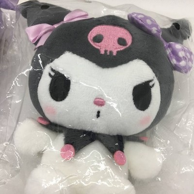 Kuromi Baku Plush Doll Mascot Toy 2 Set Japan Sanrio Kuji My