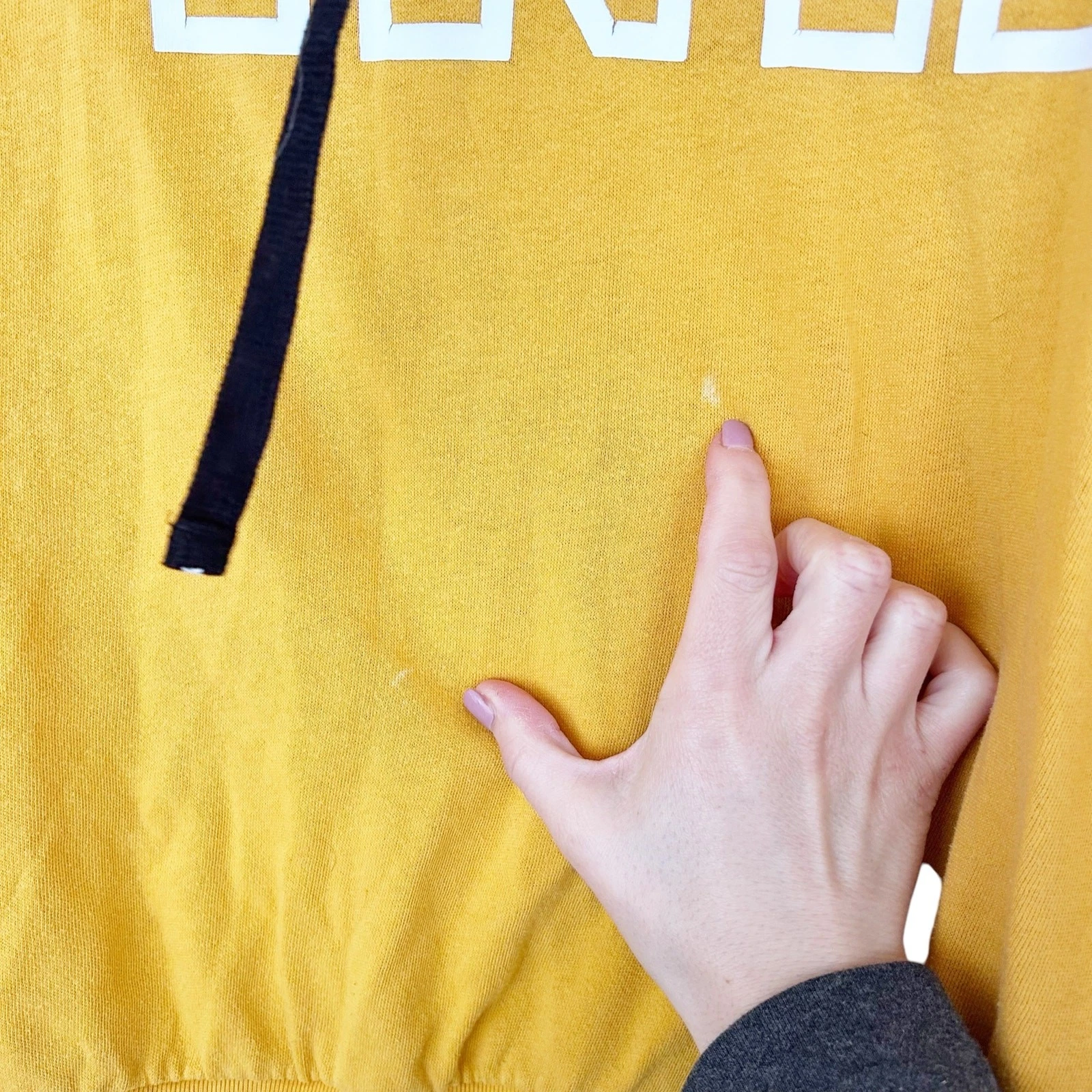 UNDERCOVER Felpa con cappuccio Victoria's Secret rosa giallo collo cappuccio taglia L