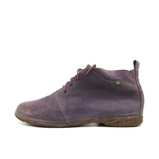 El Naturalista Damen N974 Stiefeletten Lila Leder Knöchelhoch Schnürboots EU 40