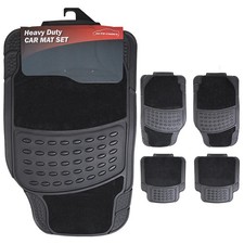 FOR ROVER - HEAVY DUTY RUBBER CARPET CAR MATS UNIVERSAL SET OF 4