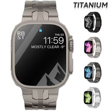 Titanium Metal Band Strap for Apple Watch Series 11 10 9 8 7 6 5 SE Ultra 3 49mm