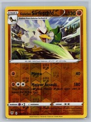 Galarian Sirfetch'd 098/189 Darkness Ablaze Reverse Holo