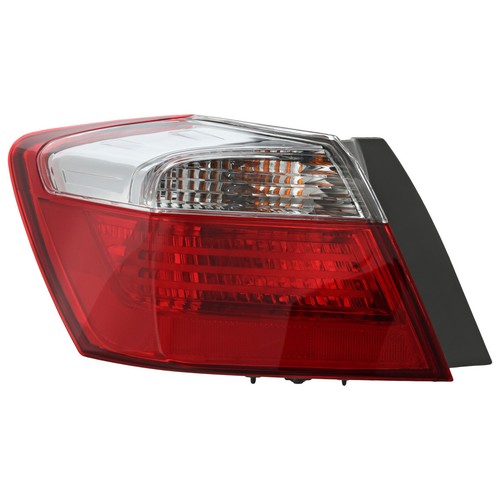 DEPO Left & Right Tail Light Set For 2013-2015 Honda Accord Sedan EX LX | Halogen