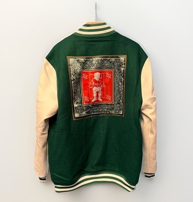 Snoop Dogg Death Row Green Paisley Varsity Letterman Jacket