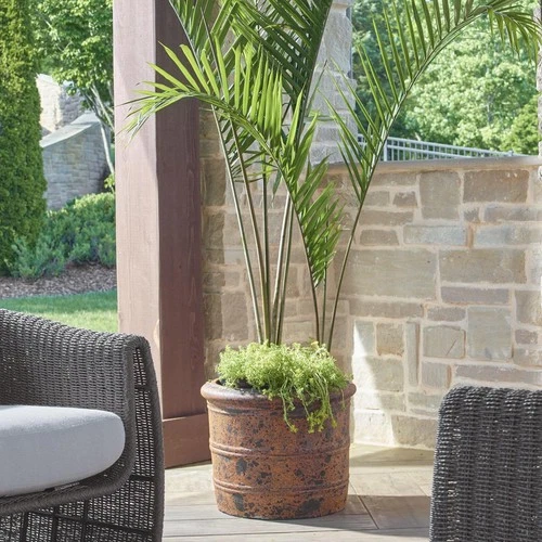 Uttermost 17139 Weathered Relic Rust Black Outdoor Planter - Picture 5 of 5