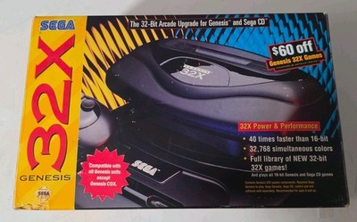 SEGA Genesis 32X Unit Attachment System - Box and Tray with  Manuals(NO Console)