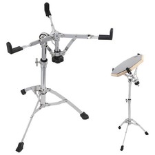 New 15 " Chrome Plated Dumb Snare Drum Stand Tripod Three Telescoping Rods