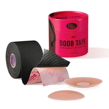 CureTape Boob Tape No.1: 5cm x 5m (Black)