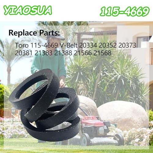 (3L-33 1/4) 115-4669 V-Belt Fits Toro 22" Recycler Lawn Mower 20332 20333 - Picture 4 of 7