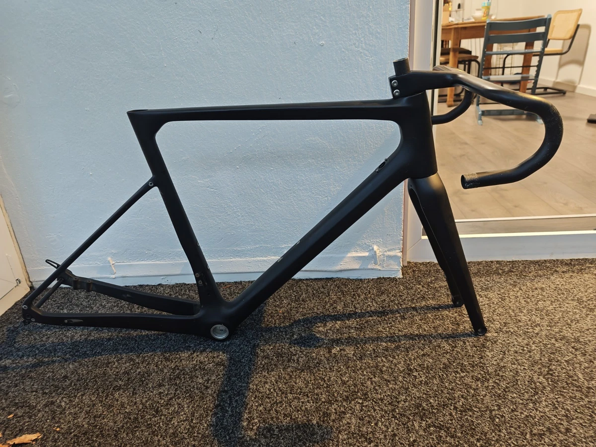 TanTan GR039 Carbon Gravel Rahmen Set – Gr. 56 – BSA – inkl. Lenker & Zubehör
