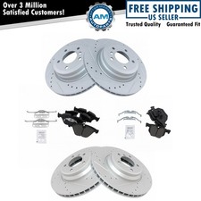 Performance Brake Rotor Drilled Slotted Zinc ...