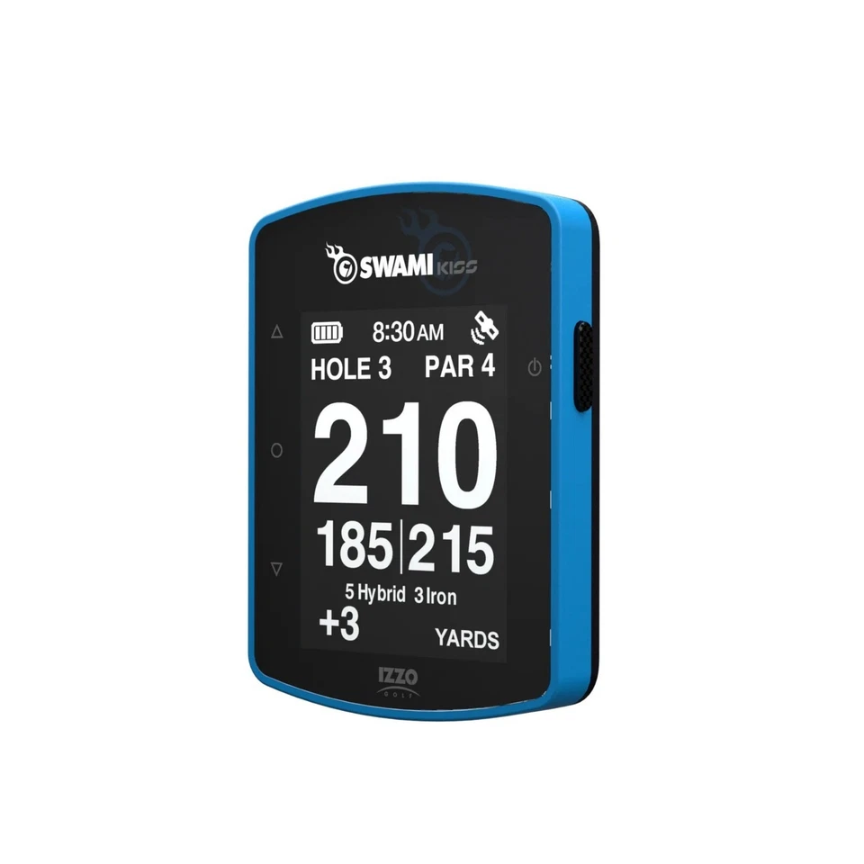 Izzo Swami KISS 2.0 Handheld Golf GPS Ragnefinder with Integrated Magnets - Blue
