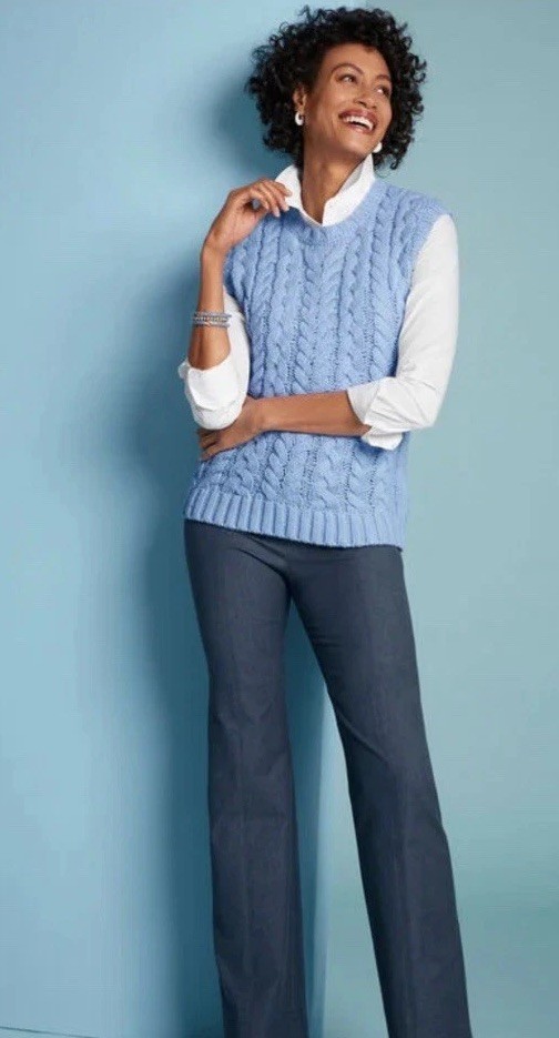 Talbots Button Down Wrinkle Resistant Stretch Whi… - image 3