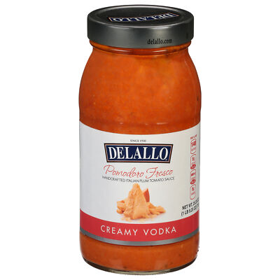 DeLallo Creamy Pomodoro Vodka Sauce 25.25 oz (Pack of 6)