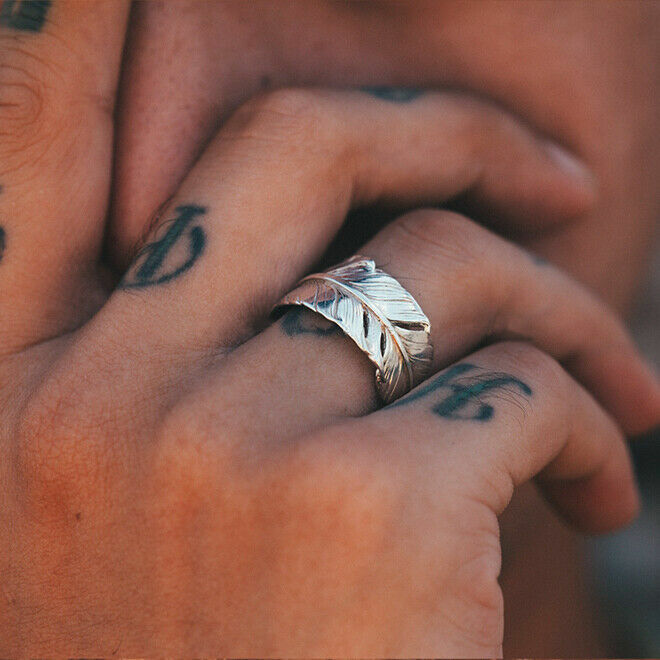 MANON JEWELRY feather pinky ring 3.5号 30 MANON JEWELRY/マノン ジュエリー】 feather pinky ring（リング