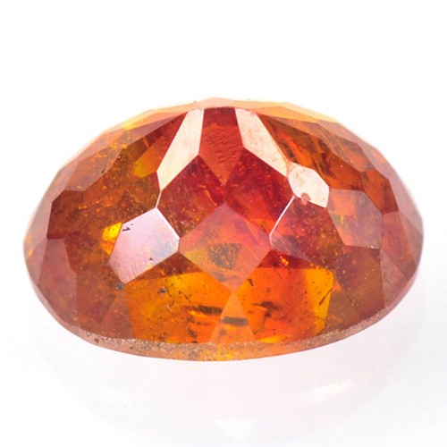 2,85 CT CORTE OVALADO NATURAL ESPAÑA NARANJA AMARILLO COLOR ESFALERITA - Imagen 2 de 2