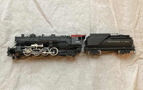 BRASS Akane 2-8-2 Mikado B&O HO 1:87 Unpainted. DC.