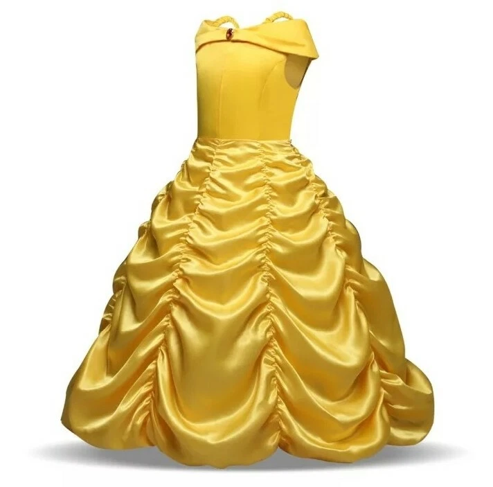 Traje Princesa Disney Disfraz Bella Y Bestia Niño Todas Las Talla - Imagen 3 de 4