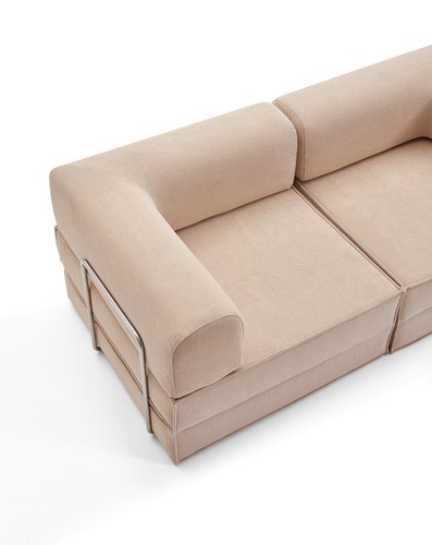 Sofalite 3 Seater Sofa Bed - Cream Latte | Easy Setup | Sofa in a Box - Picture 13 of 17