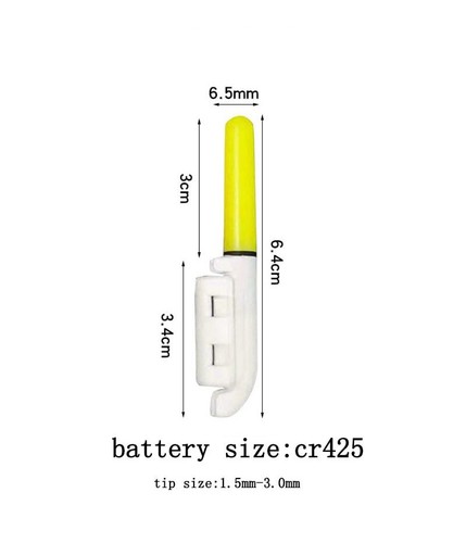 10pcs/lot NightFishing Electronic Light Stick Clip on Fishing Rod Tip Waterproof - Picture 4 of 28