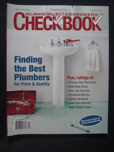 Delaware Valley Consumer's Checkbook Fall 2009/Winter 2010 Best Plumbers, Trees - Bild 1 von 2