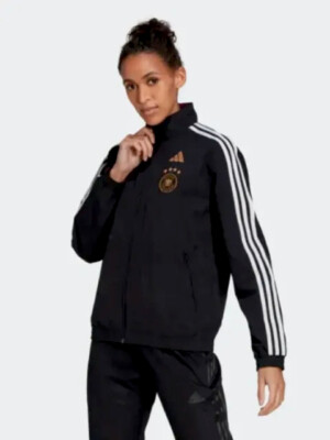 Adidas GERMANY football ANTHEM Reversible JACKET HC1278 Women's Sz