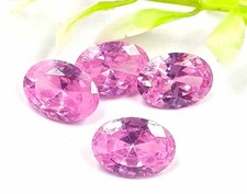 4Pcs Pink Sapphire Natural IGL Nice Looking Lot 14x10mm Oval Cut Lot Best Offer