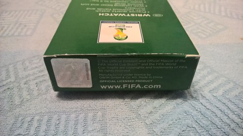 Fifa World Cup Watch 2014 Football Brazil. White England Wrist Watch Boxed - NEW - Picture 5 of 5