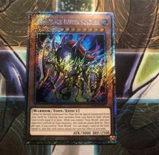 *** TOON BLACK LUSTER SOLDIER ***  PLATINUM SECRET RARE RA03-EN272 YUGIOH!