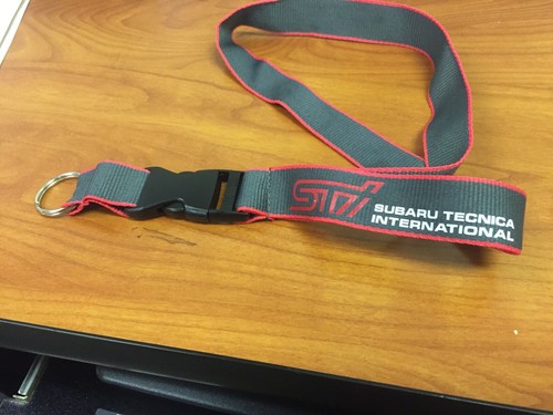 SUBARU WRX STI Lanyard Keychain Holder SUBARU WRX Credential OE UKDM Lanyards - Picture 3 of 3