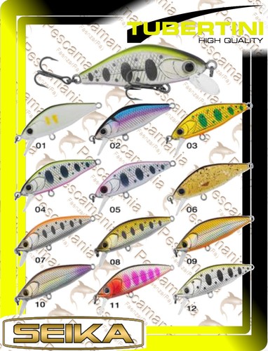 Seika SAMU 45 4.4gr 45mm sinking minnow Artificiale spinning hard bait - Imagen 1 de 25