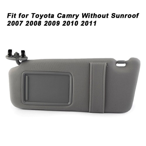 Aletta parasole grigia per Toyota Camry 2007-2011 lato guida con tetto apribile/luce - Foto 10 di 11