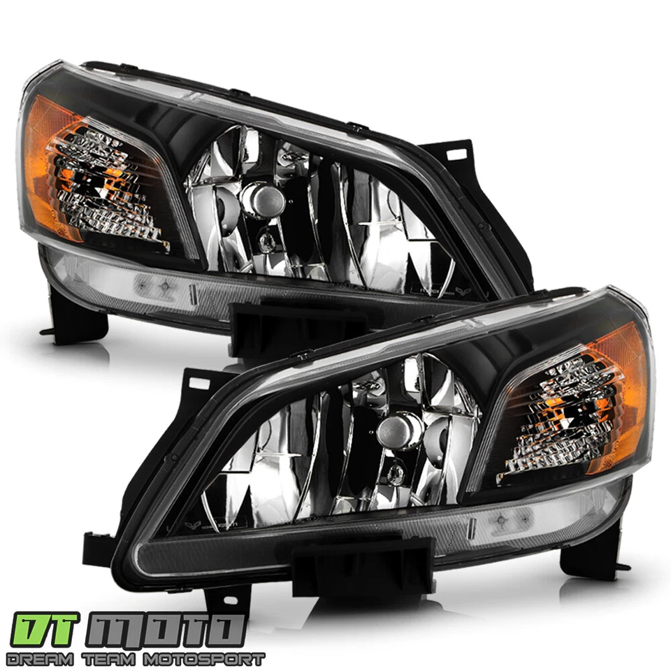 Faros delanteros izquierda+derecha estilo fábrica negros para Nissan NV200 2013-2021 Foto 2 de 4